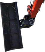 Gravemaskine med powertilt