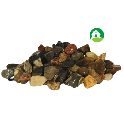 Ærtesten 8/16mm naturmix, varm og flot farve