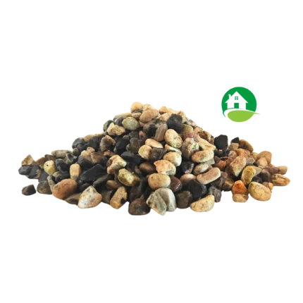 Ærtesten Hvid/gråmix 8/16 mm