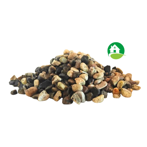 Ærtesten Hvid/gråmix 8/16 mm