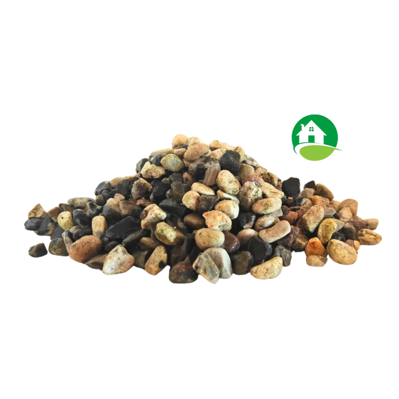 Ærtesten Hvid/gråmix 8/16 mm