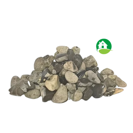 Hvid/gråmix nøddesten 16/32 mm