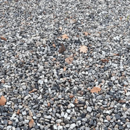 Sten look indkørselhvid/gråmix